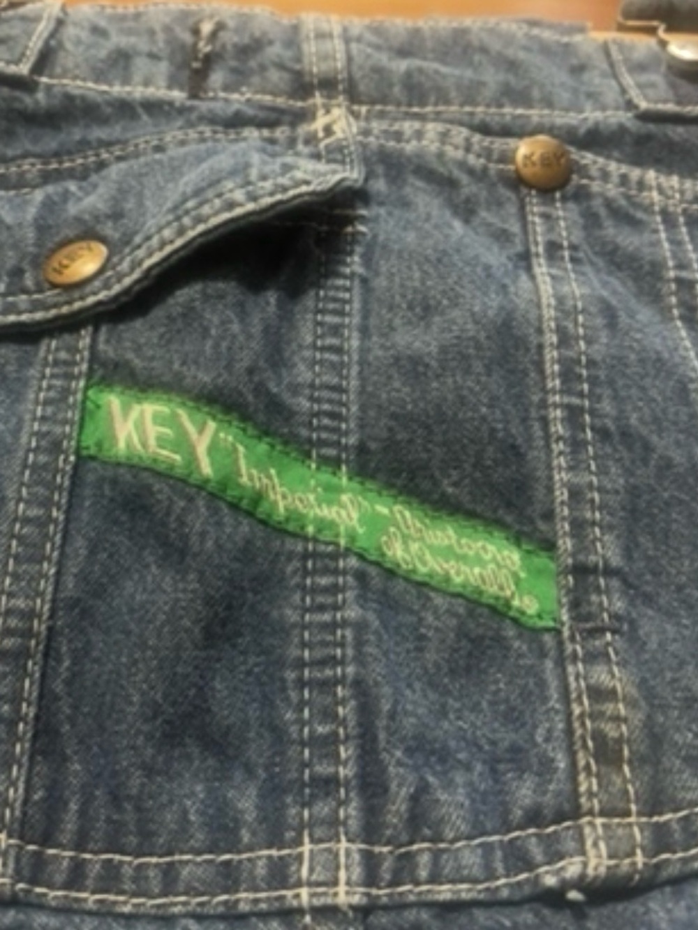 Men's Key Denim Overalls
